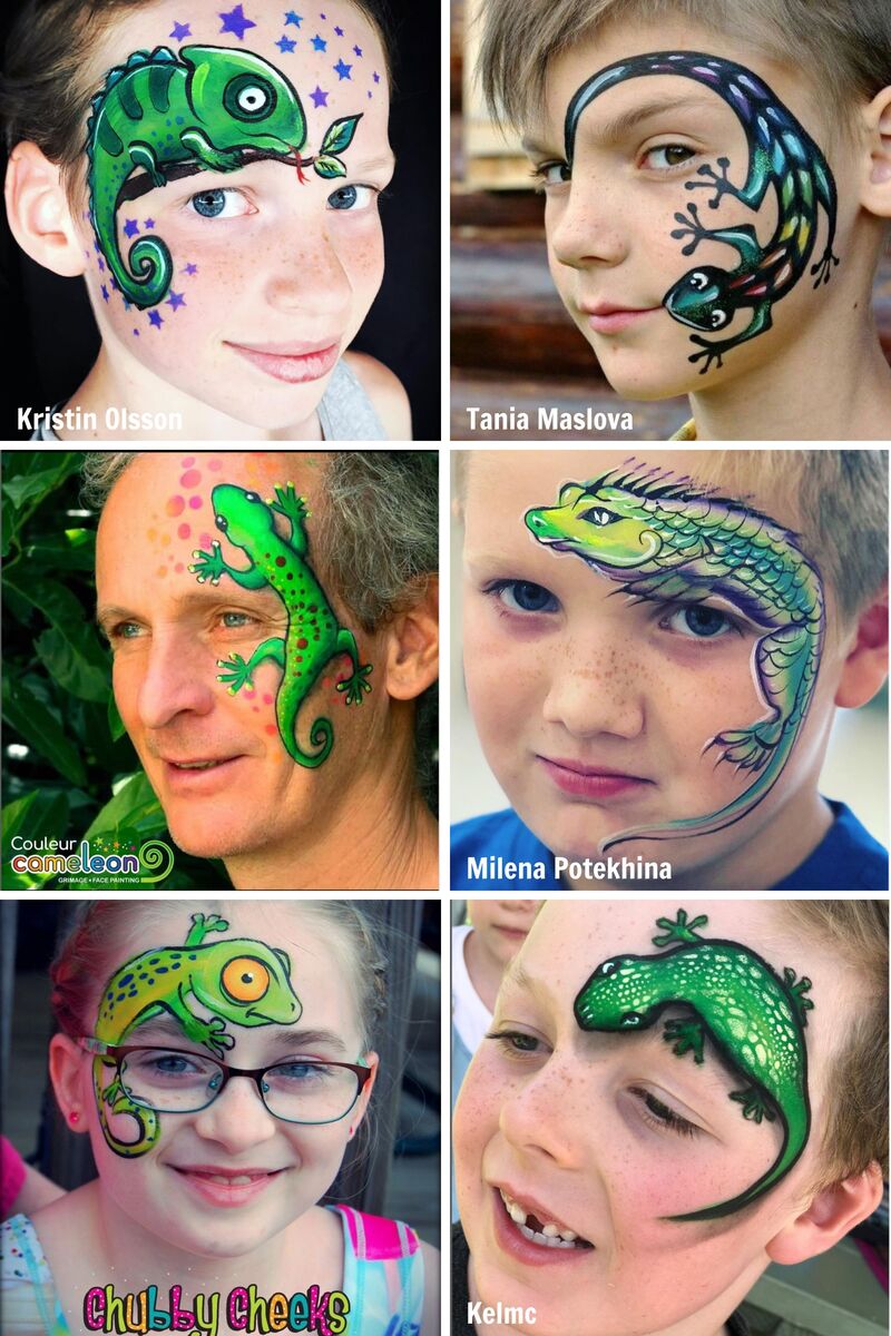 easy face painting designs for kids cheeks