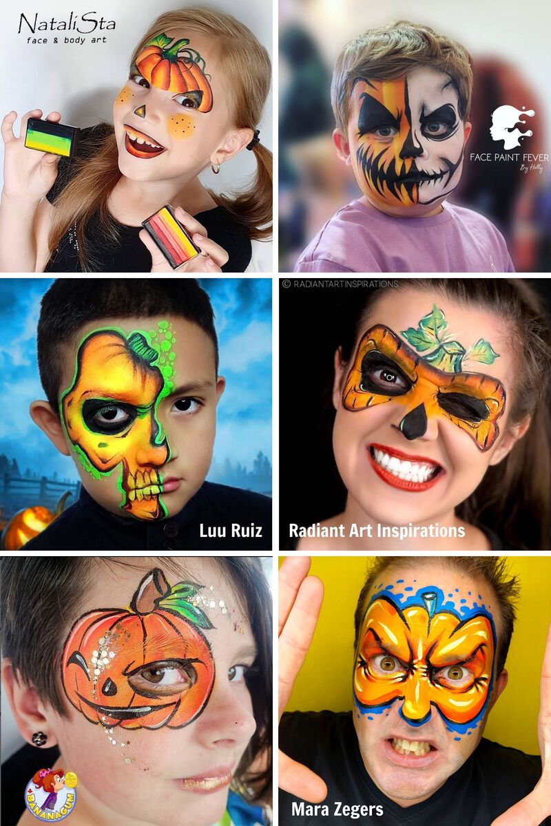 Halloween Face Paint - Creative Ideas \u0026 Tips - IFPS, image size:800x1200