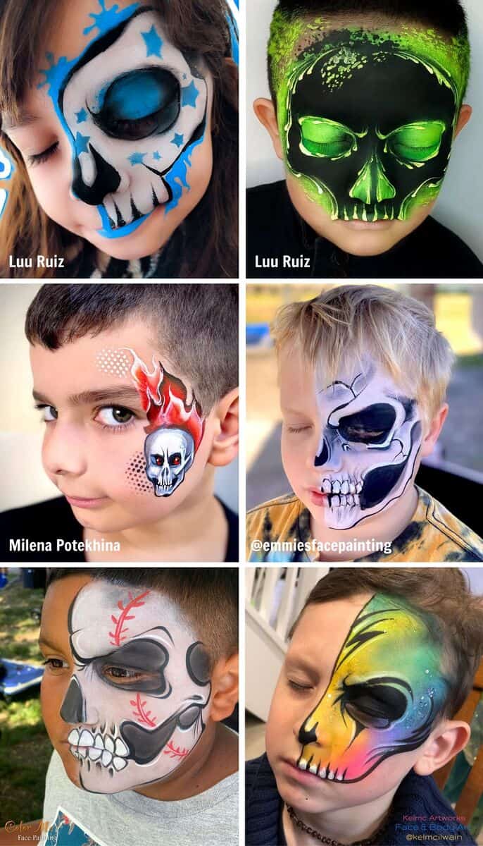 Easy Halloween Face Paint Ideas For S Step By Step